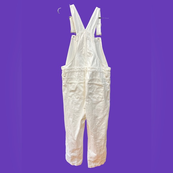 Madewell Straight-Leg Overalls in Tile White Large - Picture 12 of 12